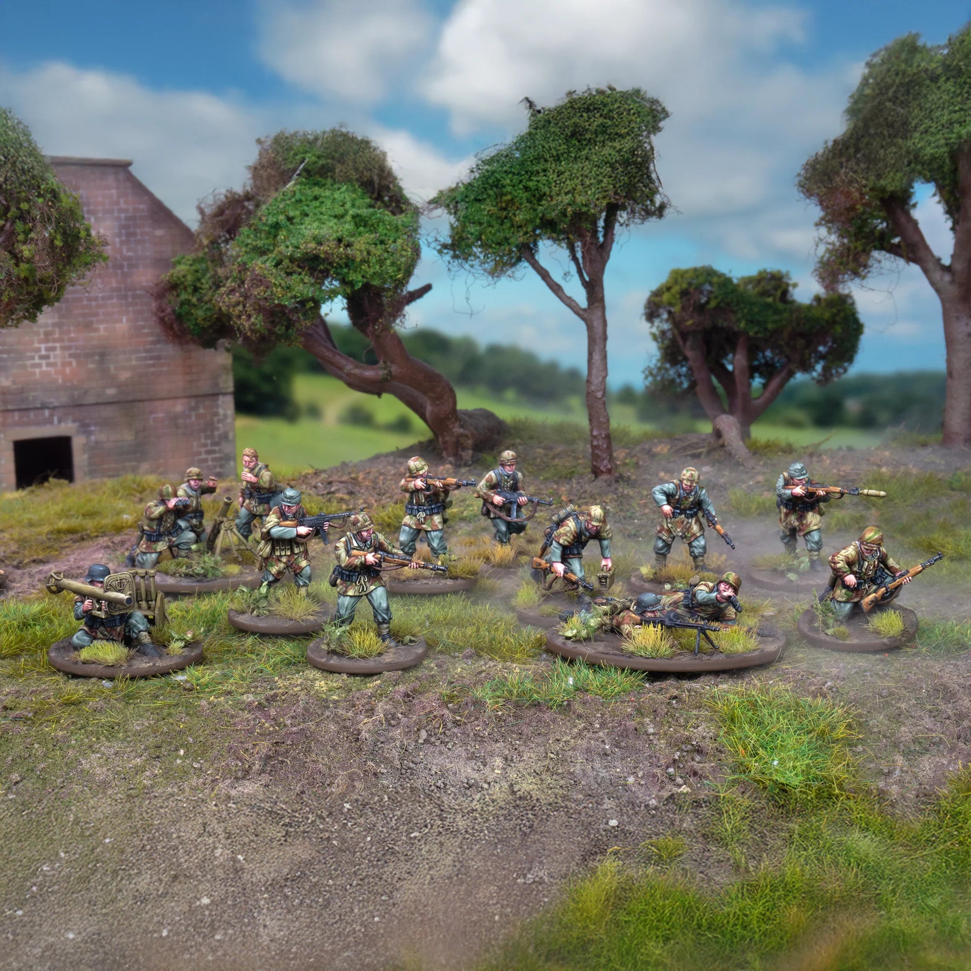 Victrix German Infantry & Heavy Weapons Set (x44 Figures) - 28mm WW2