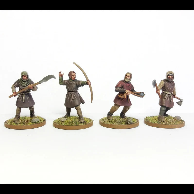 Wargames Atlantic Baron's War - Peasant Levy SPRUE 28mm Medieval Miniatures
