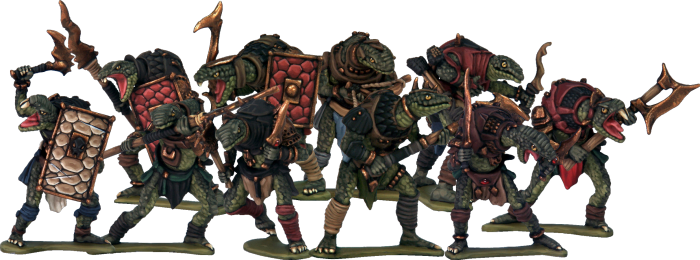 Frostgrave Ghost Archipelago: Snake Men SPRUES 28mm Fantasy (North Star)