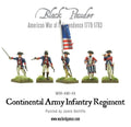 Continental Infantry Regiment Line SPRUE 28mm AWI Minis by Warlord Games