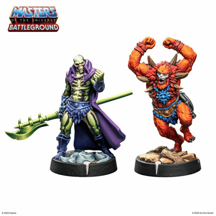 Masters of the Universe Battleground Scareglow & Beastman - 28mm Fantasy Miniatures