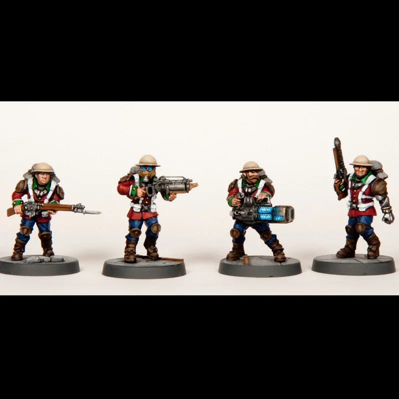 Wargames Atlantic Death Fields: Bulldogs Sprue | x6 28mm Sci-Fi Miniatures