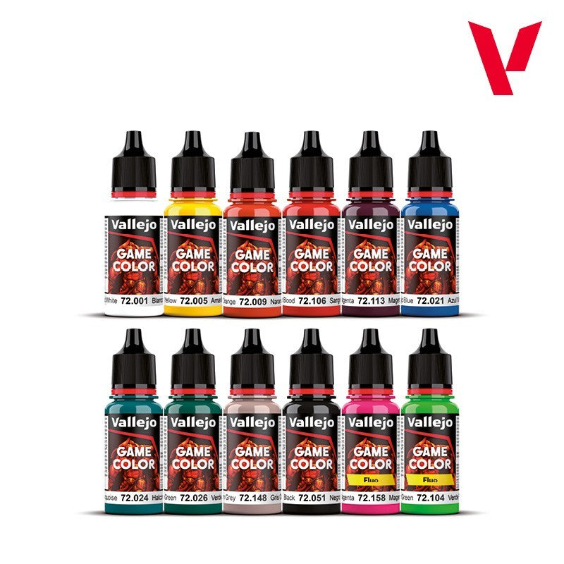 Vallejo Game Color Sci-Fi  Angel Giraldez Paint Set w 12 Colors and Miniature