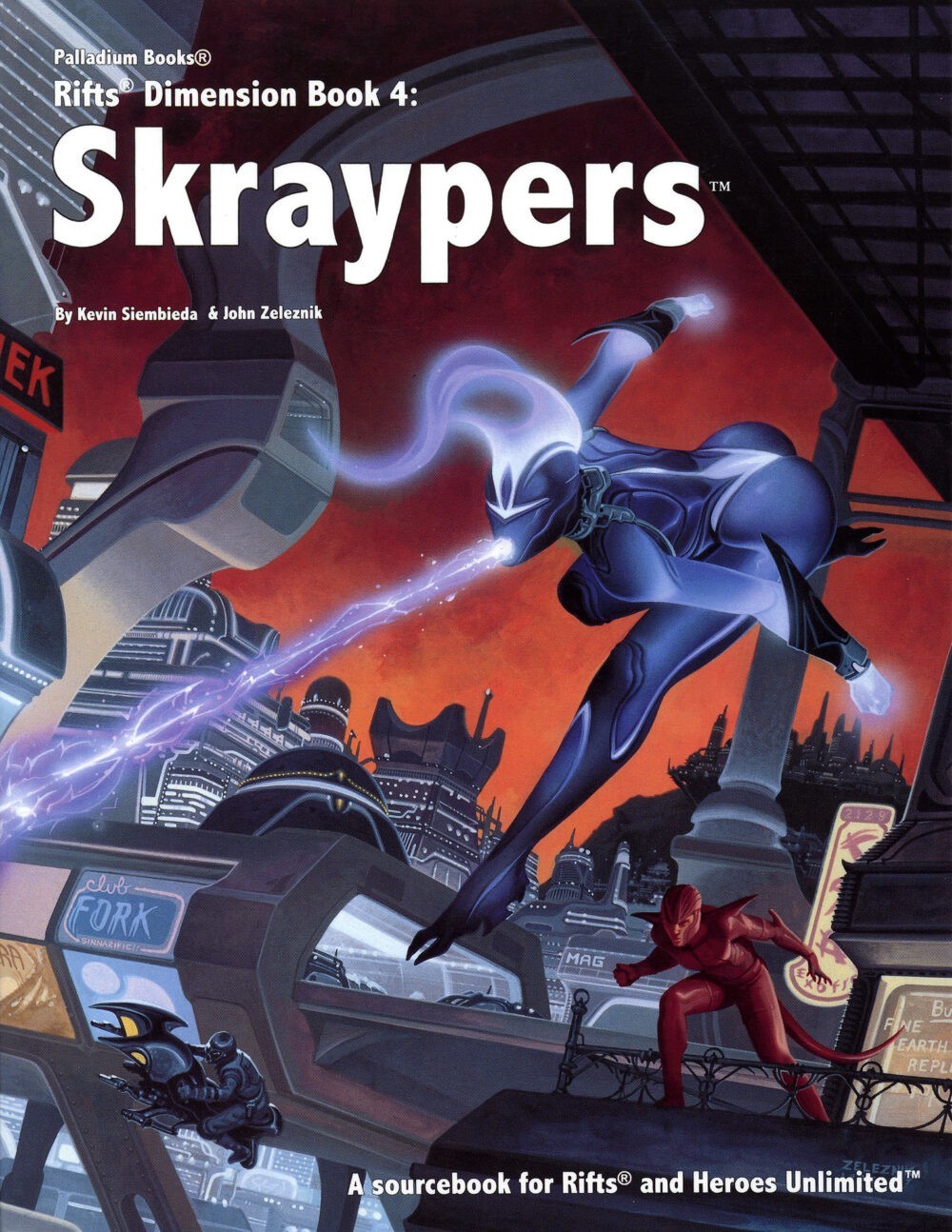 RIFTS Dimension Book 4: Skraypers  Palladium Books (NEW)