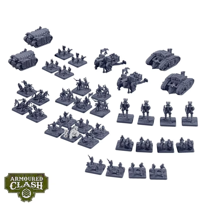 Armoured Clash: Crown - Introductory Set: 10mm Victorian SF Minis (Warcradle)