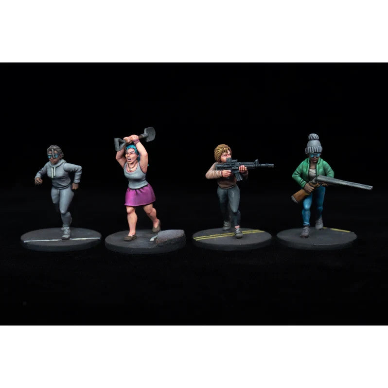 Wargames Atlantic Pulp Adventures Civilians & Survivors: Women Sprue – x6 28mm Miniatures