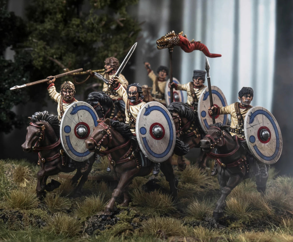 VICTRIX Late Roman Unarmored Cavalry - 28mm Miniatures SPRUES