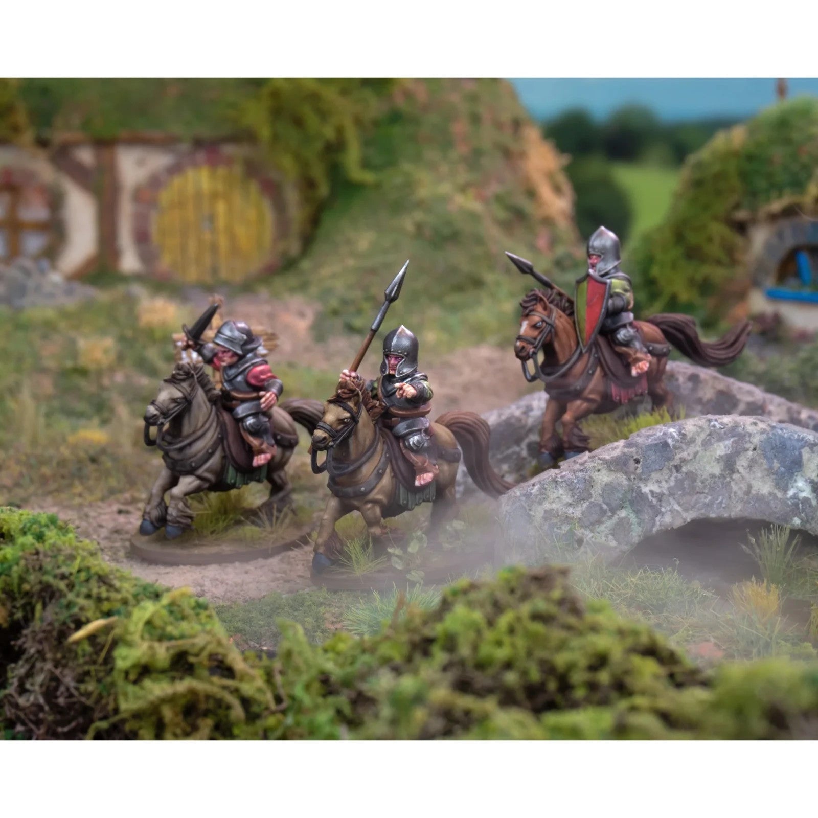 Wargames Atlantic Halfling Cavalry:  28mm fantasy miniatures SPRUE