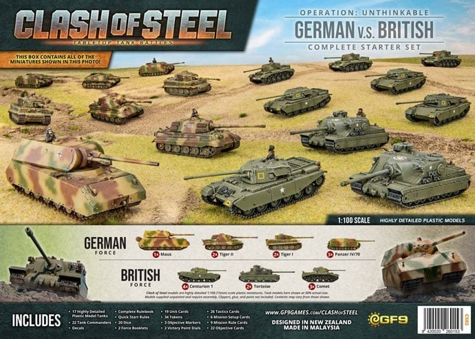 Clash of Steel Starter: German vs. British Operation Unthinkable 15mm Set GF9