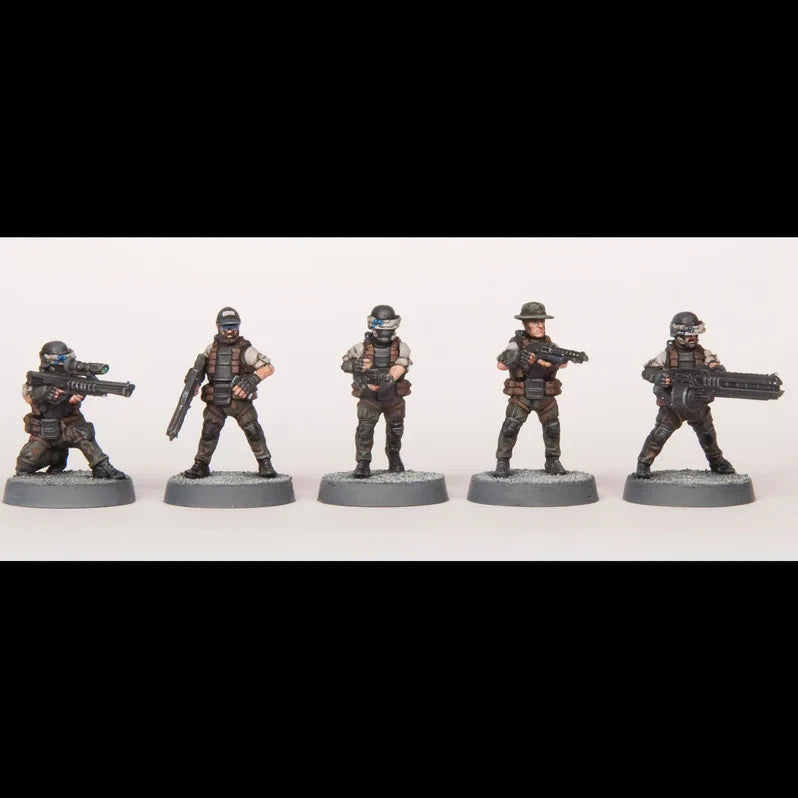 Death Fields: Ooh Rah – 28mm Sci-Fi Infantry Miniatures (Imperial Guard / Starship Troopers Proxies)