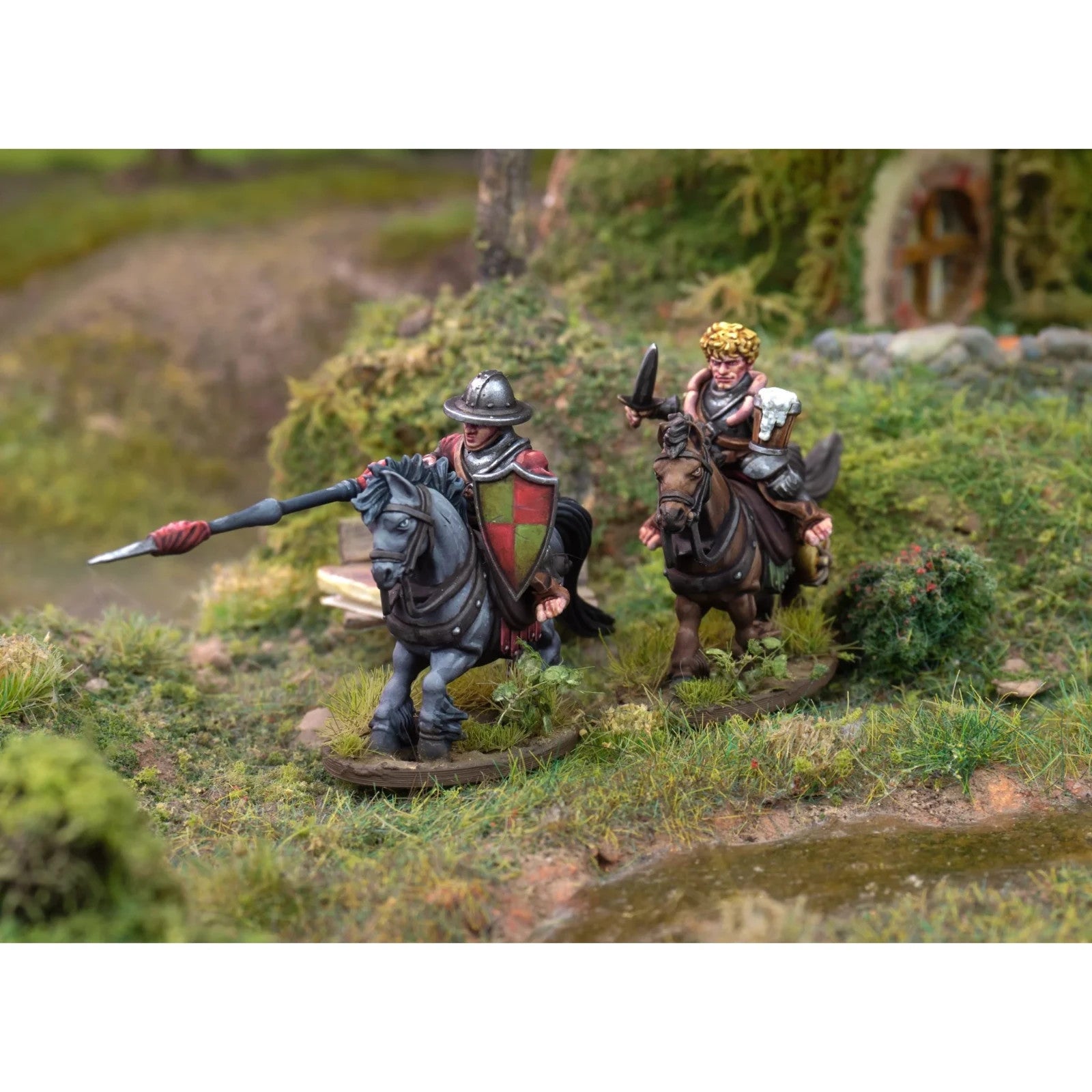 Wargames Atlantic Halfling Cavalry:  28mm fantasy miniatures SPRUE