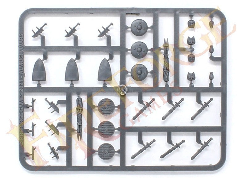 28mm Deus Vult: Spanish Almughavars miniatures SPRUE for Crusades Wargaming