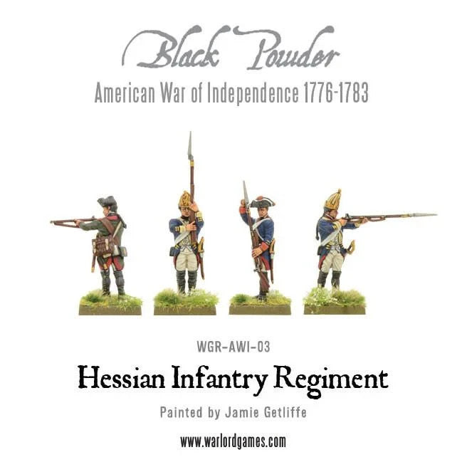 Hessian Regiment Line SPRUE 28mm AWI Miniatures by Warlord Games
