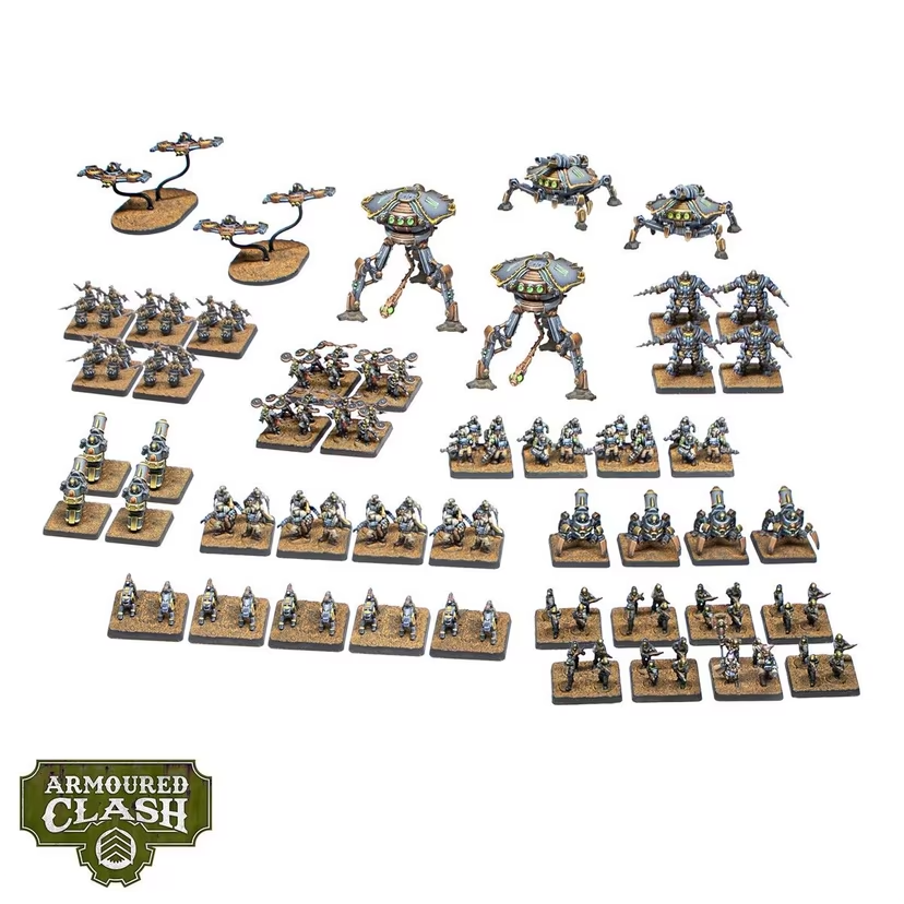 Armoured Clash: Enlightened - Introductory Set: 10mm Victorian SF  (Warcradle)