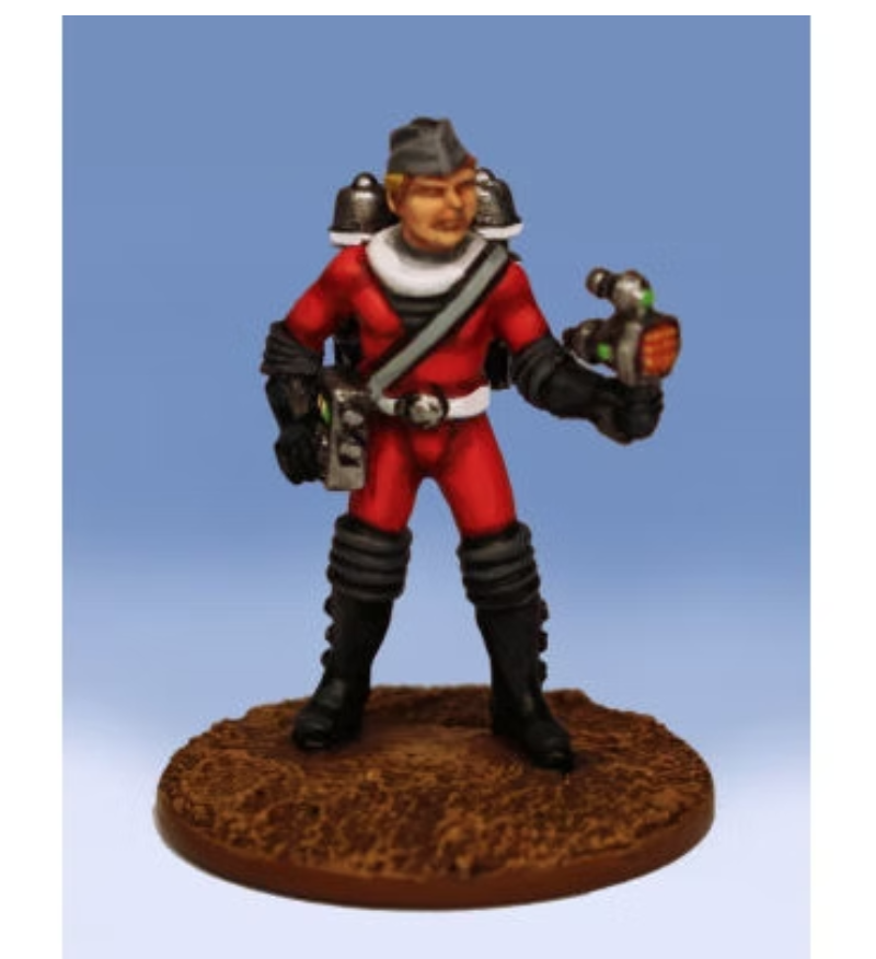 Retro Raygun Galacteers Cadet Skippy (Unpainted) 28/30mm Hydra Miniatures