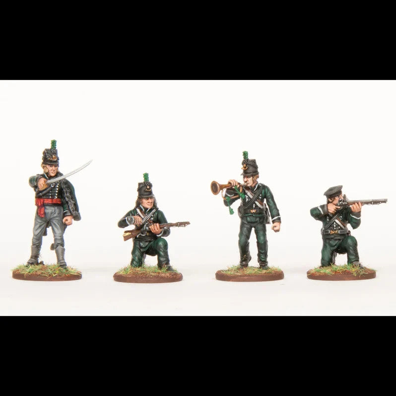 Wargames Atlantic British Riflemen 28mm Napoleonic Miniatures SPRUES