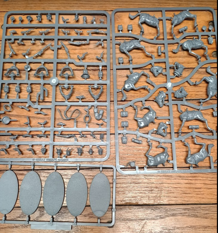 Mounted Gunfighters II Female 28mm Cowboy Minis SPRUE (Great Escape Games)