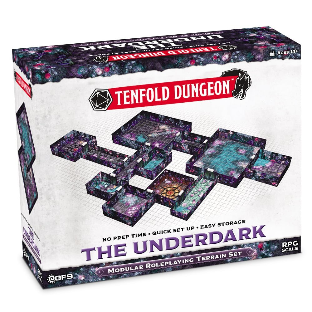 Tenfold Dungeon: Underdark - Modular Layout for RPGs (Gale Force 9)
