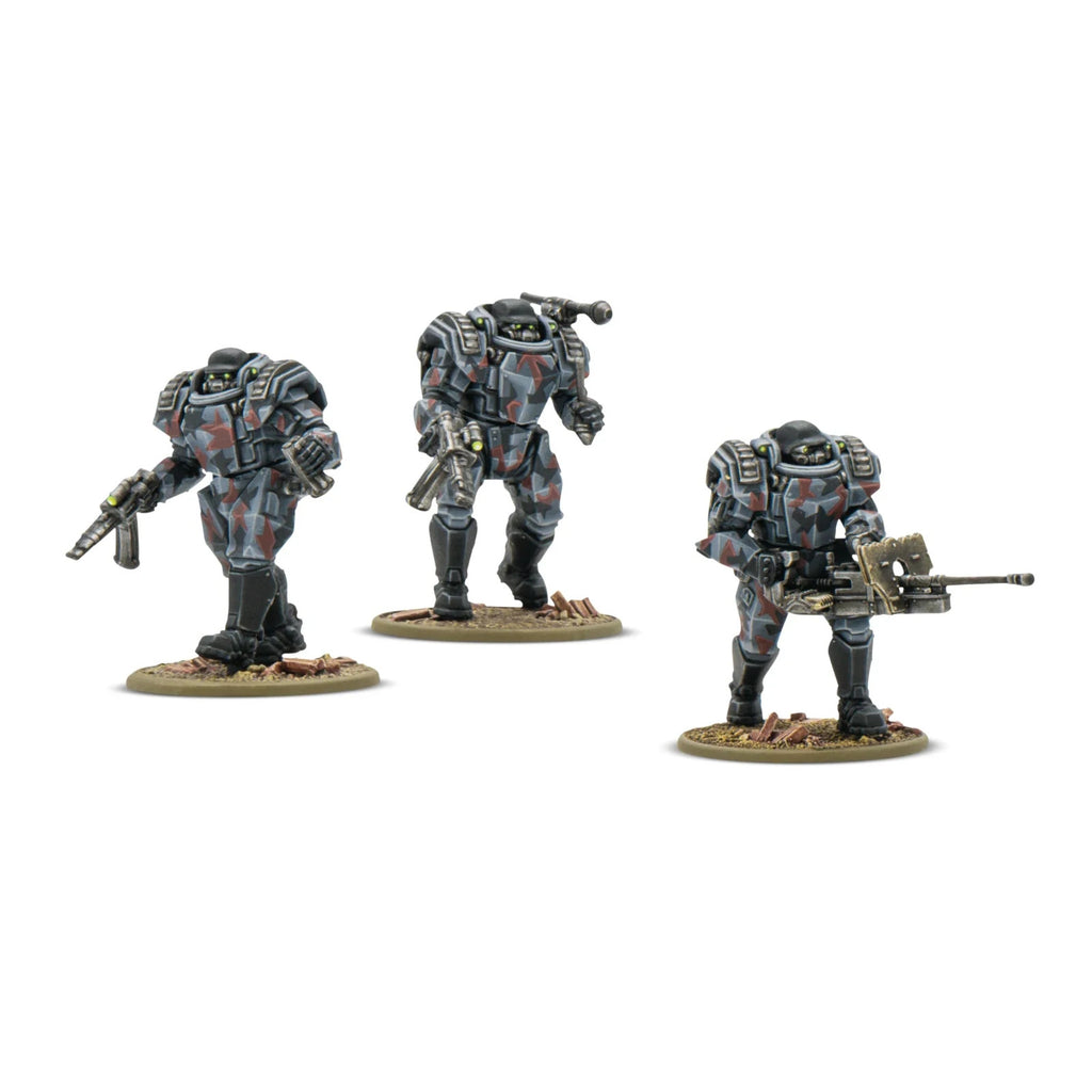 Axis Stahltruppen (x3) SPRUE for Konflikt 47 (Warlord Games)
