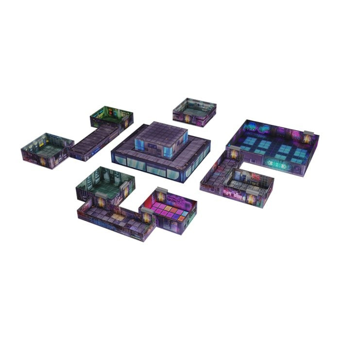 Tenfold Dungeon: Cyberpunk City - Modular Layout for RPGs (Gale Force 9)
