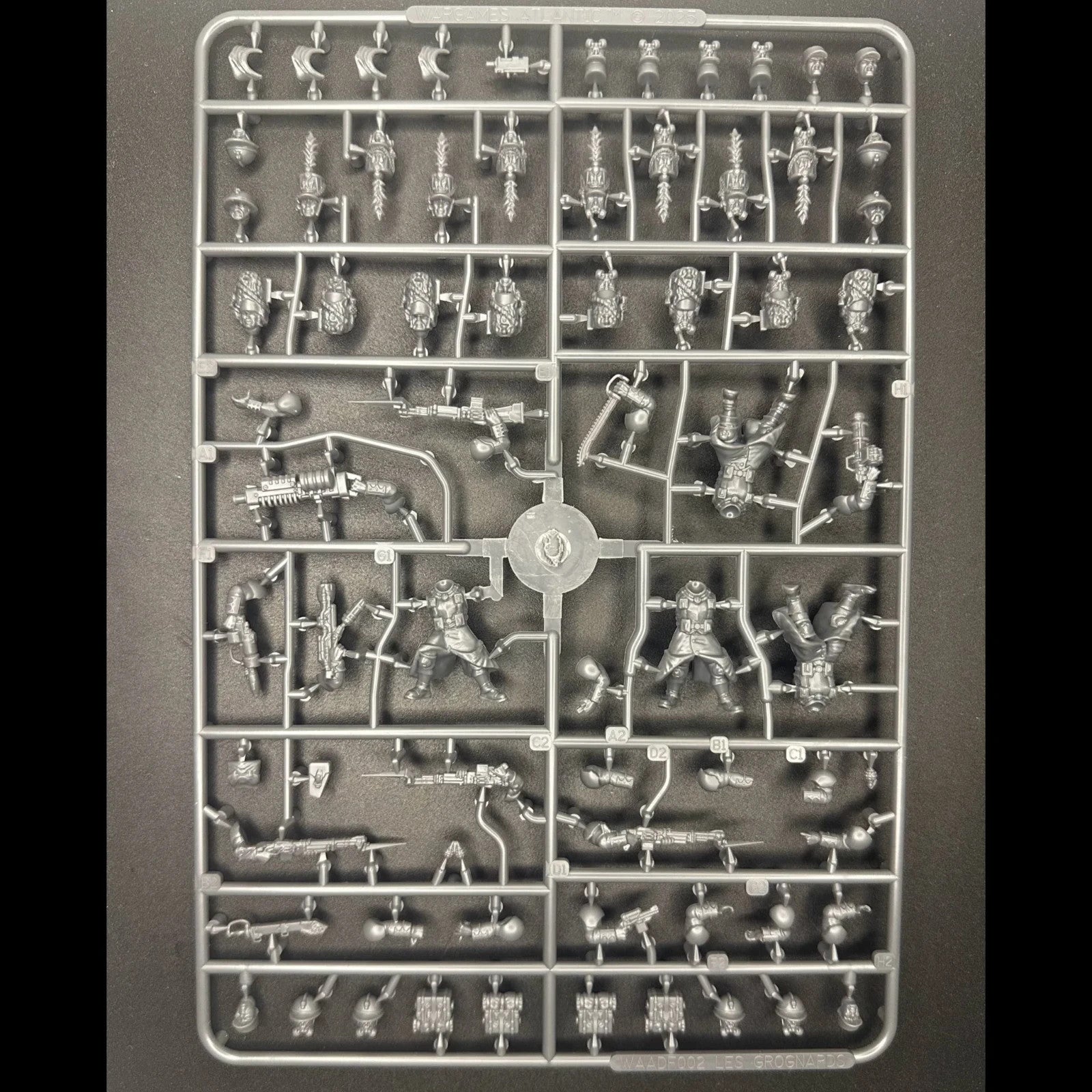 Wargames Atlantic Les Grognards – 28mm Sci-Fi Infantry Sprue (4 Figures)