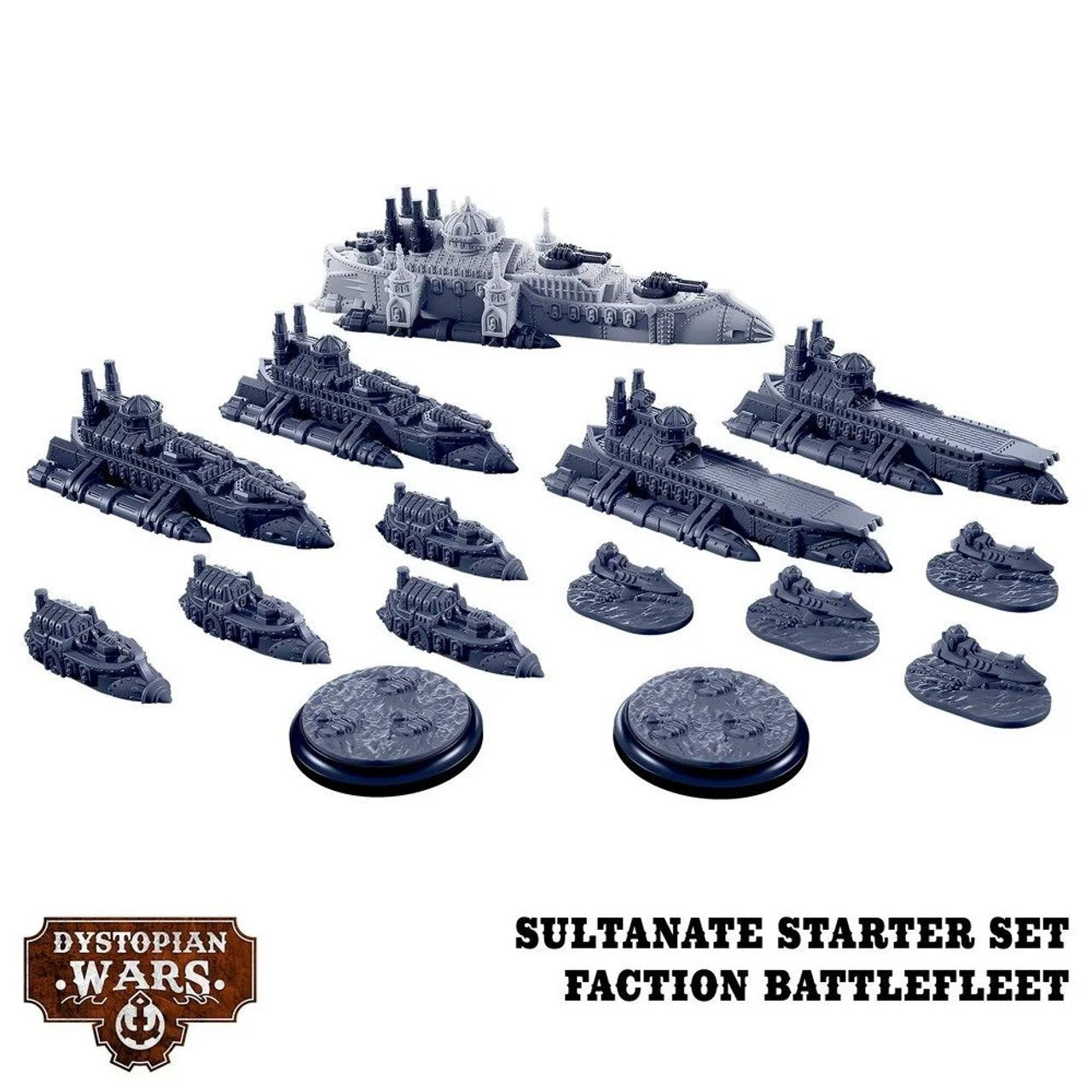 Dystopian Wars Sultanate Starter Set - Steampunk Naval Wargame