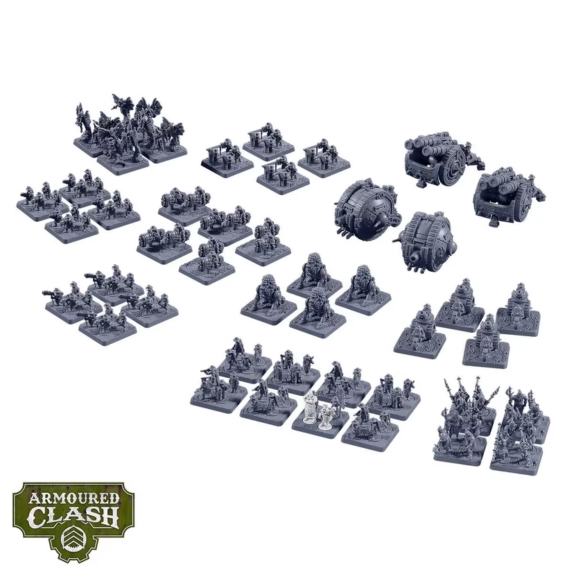Armoured Clash: Empire - Introductory Set: 10mm Victorian SF Minis (Warcradle)