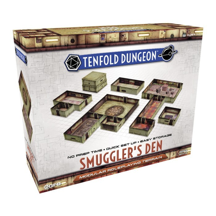 Tenfold Dungeon: Smuggler's Den - Modular Layout for RPGs (Gale Force 9)