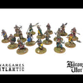 Wargames Atlantic Foot Serjeants Infantry Sprue – 28mm Medieval (6 Figures)