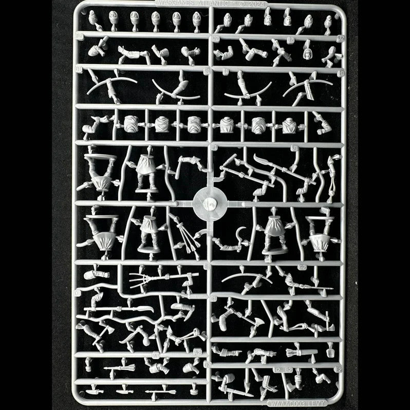 Wargames Atlantic Baron's War - Peasant Levy SPRUE 28mm Medieval Miniatures