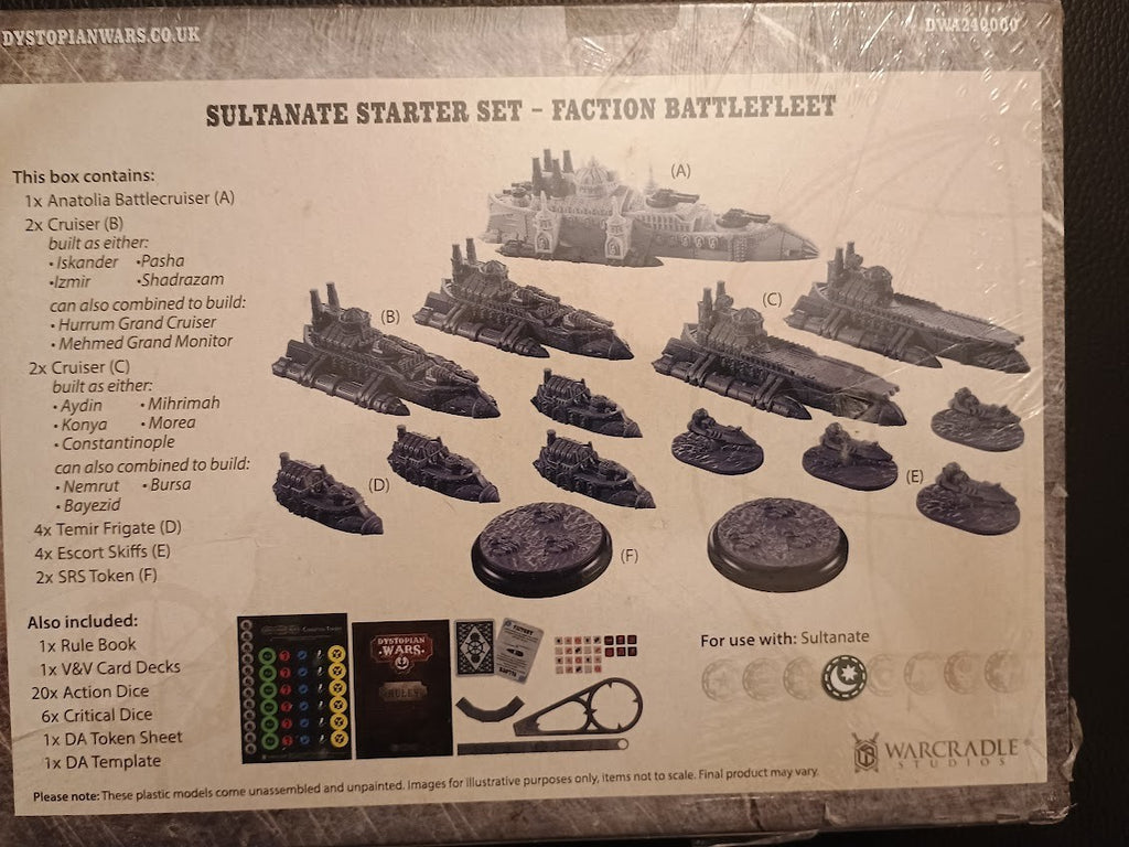 Dystopian Wars Sultanate Starter Set - Steampunk Naval Wargame