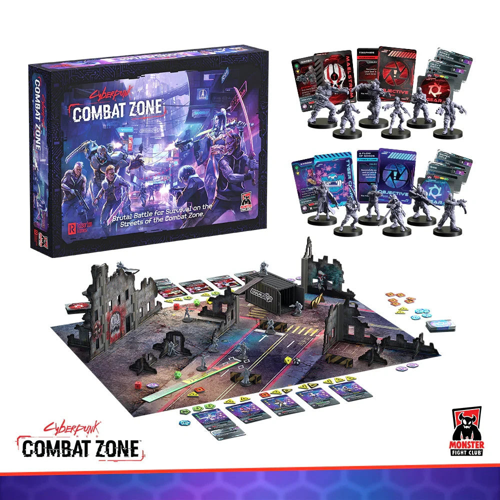 Cyberpunk RED: Combat Zone - 2-Player Starter Miniatures Game