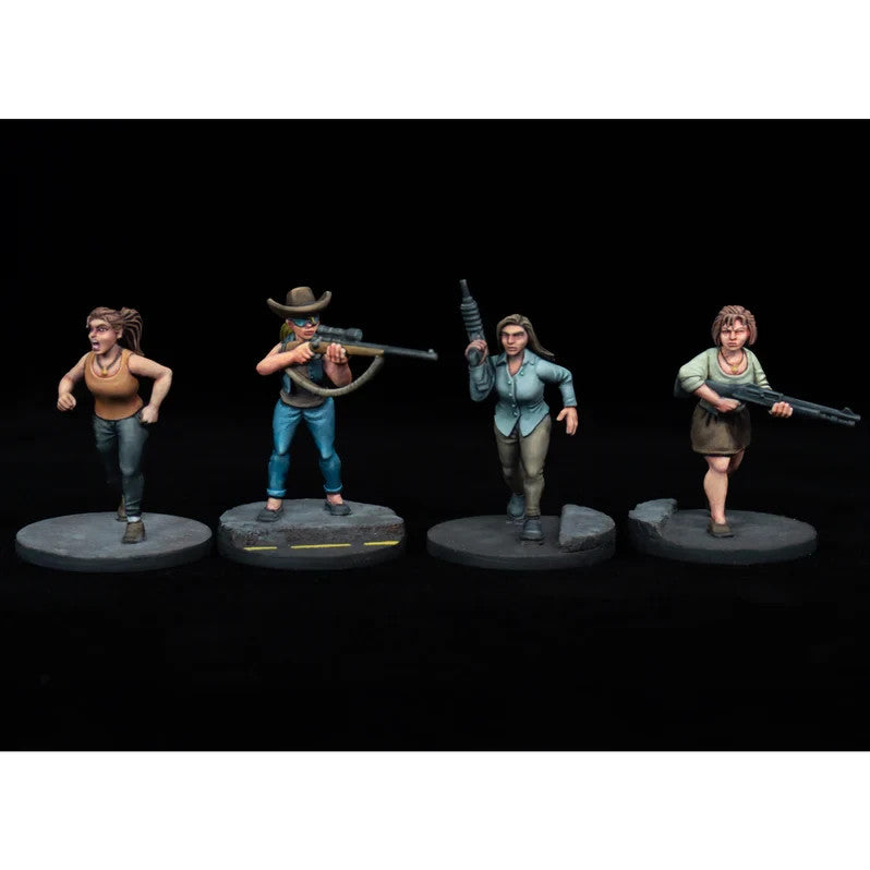 Wargames Atlantic Pulp Adventures Civilians & Survivors: Women Sprue – x6 28mm Miniatures