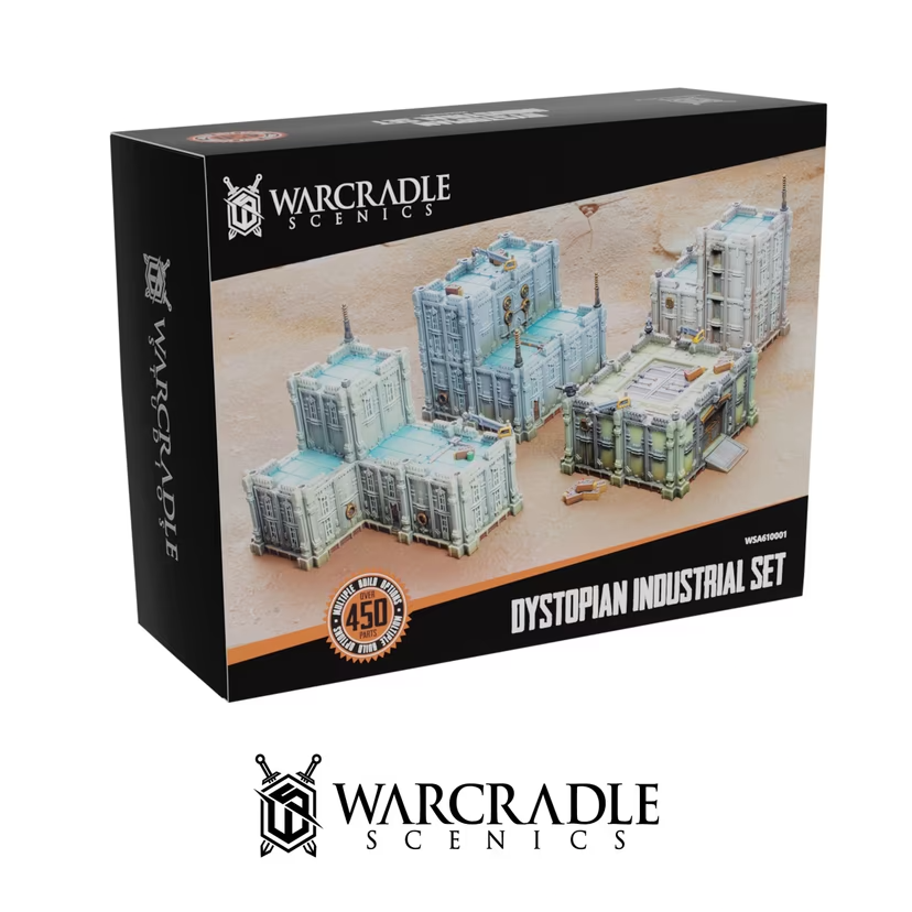 Dystopian Industrial Set: 10mm Gothic Sci-Fi Terrain (Warcradle Studios)