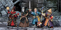 Frostgrave Wizards Sprue – x4 28mm Fantasy Miniatures (North Star)