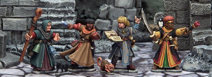 Frostgrave Wizards II: Female Sprue – x4 28mm Fantasy Miniatures (North Star)