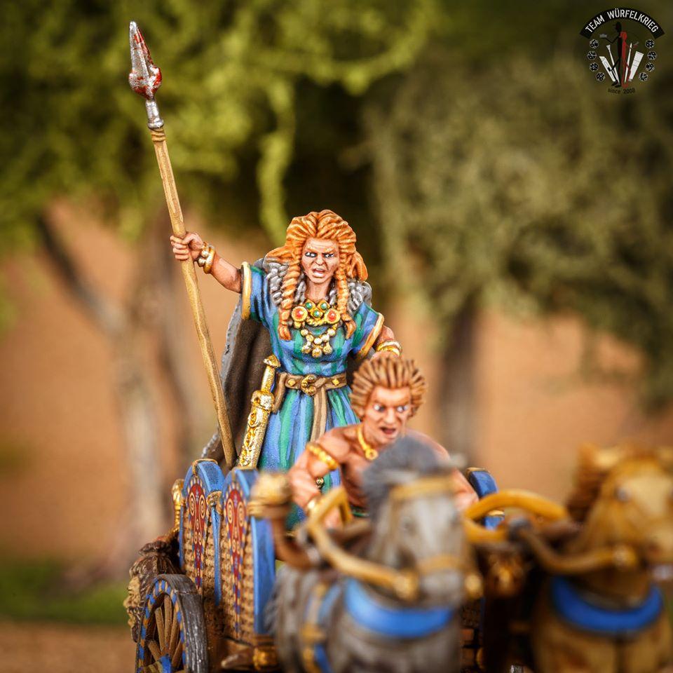 Victrix Celtic Chariot Set - 3 Chariots & 20 Figures - 28mm