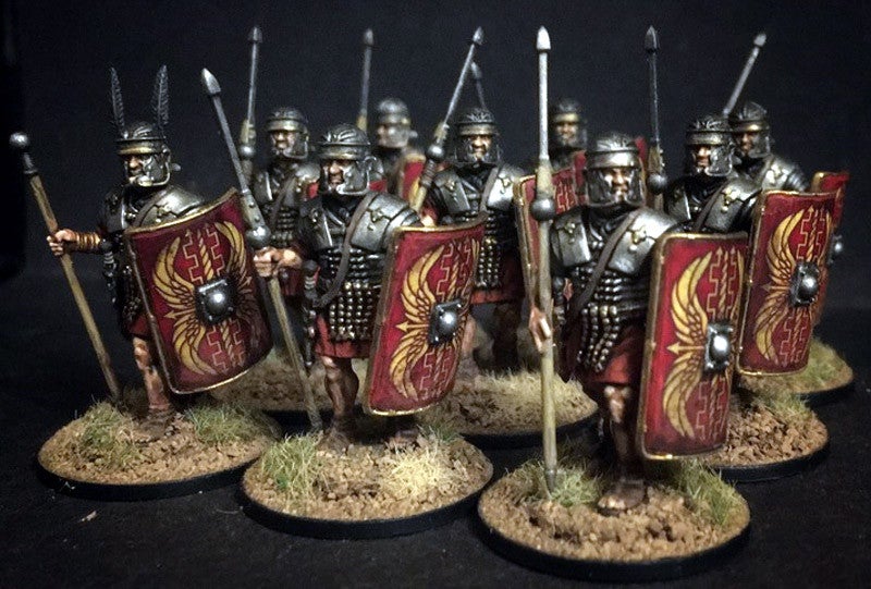 Victrix Advancing Roman Legionaries Sprue (x4 Miniatures) - 28mm