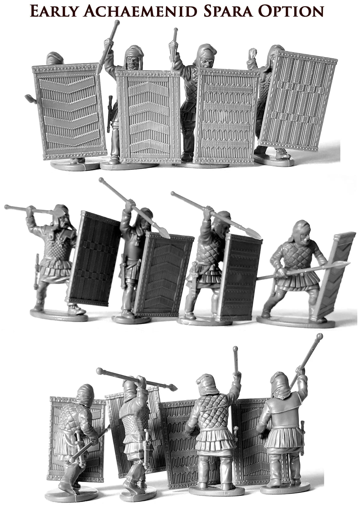 Victrix Persian Armoured Spearmen Sprues (x4 Miniatures) - 28mm