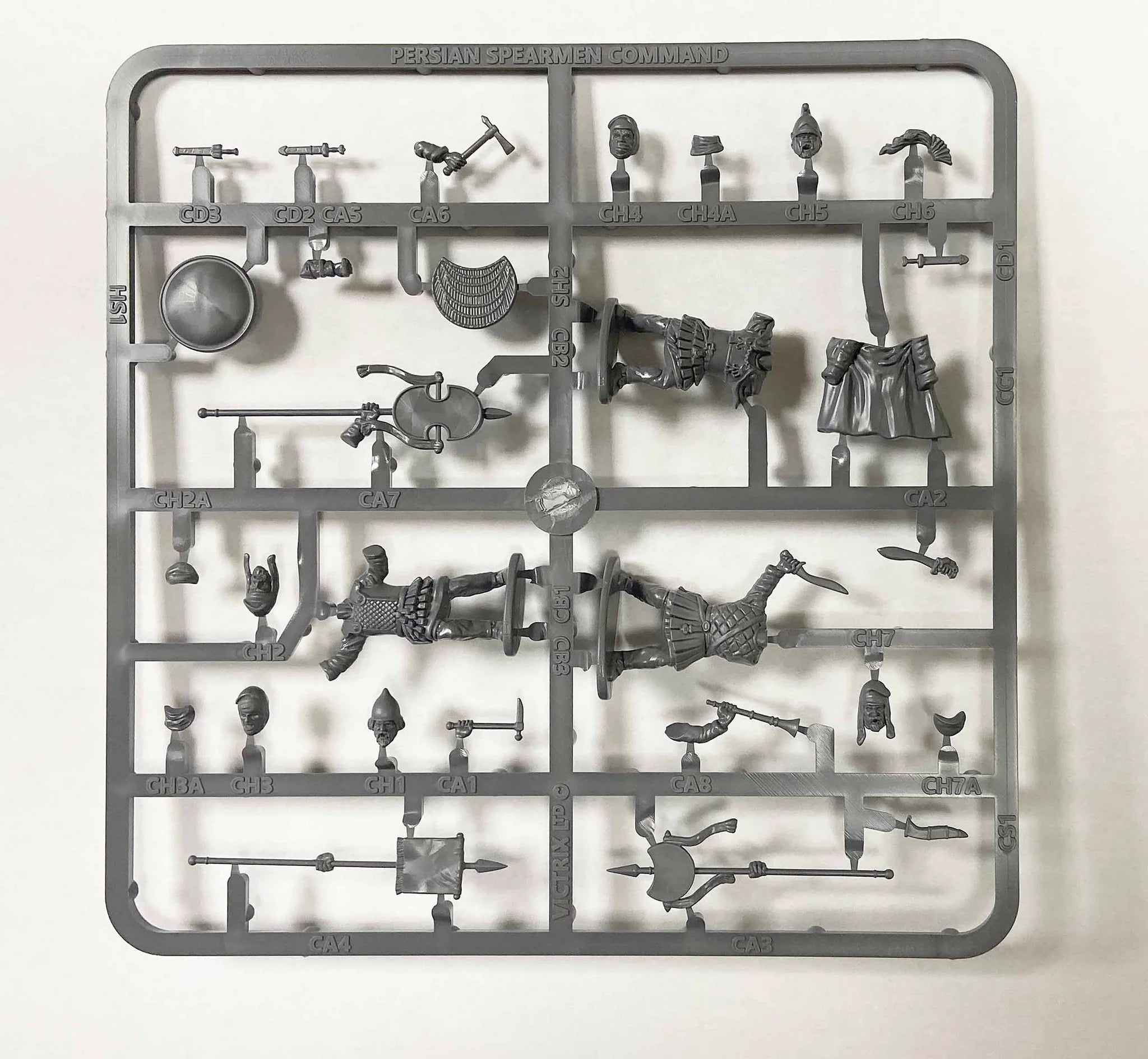 Victrix Persian Armoured Spearmen Command Sprues (x3 Miniatures) - 28mm