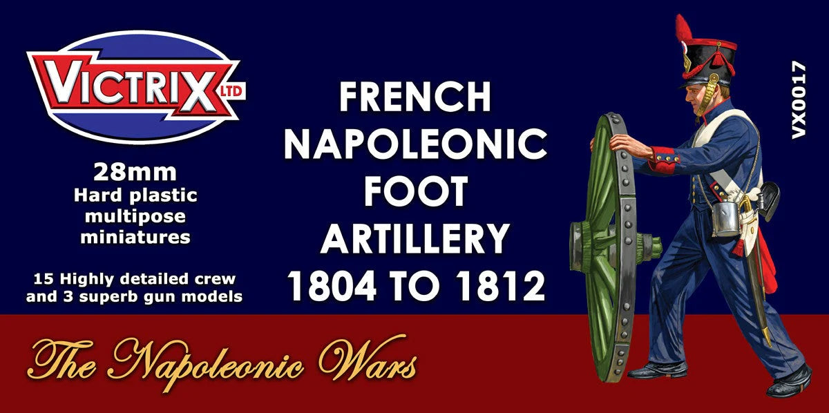VICTRIX French Foot Artillery (1804-1812) - 28mm Miniatures