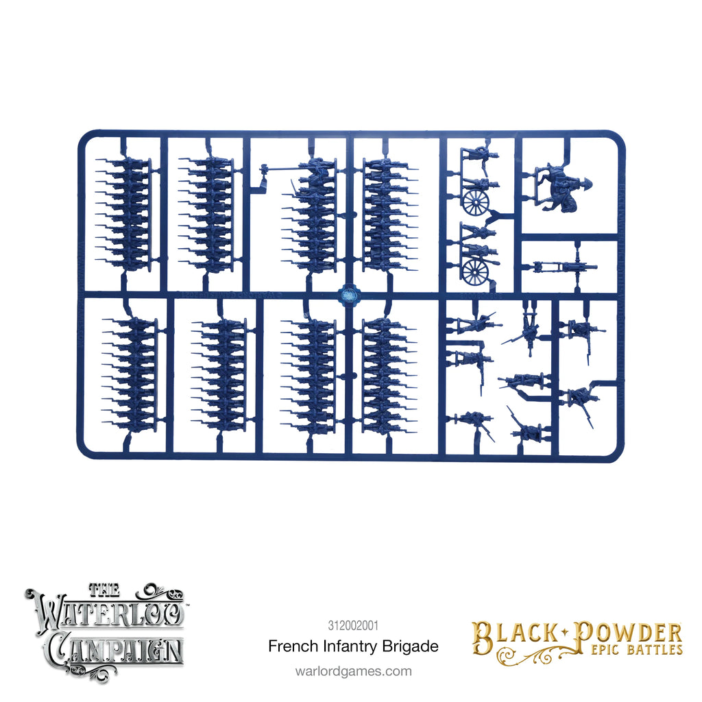 Black Powder Epic Battles: Waterloo - French Infantry Sprue