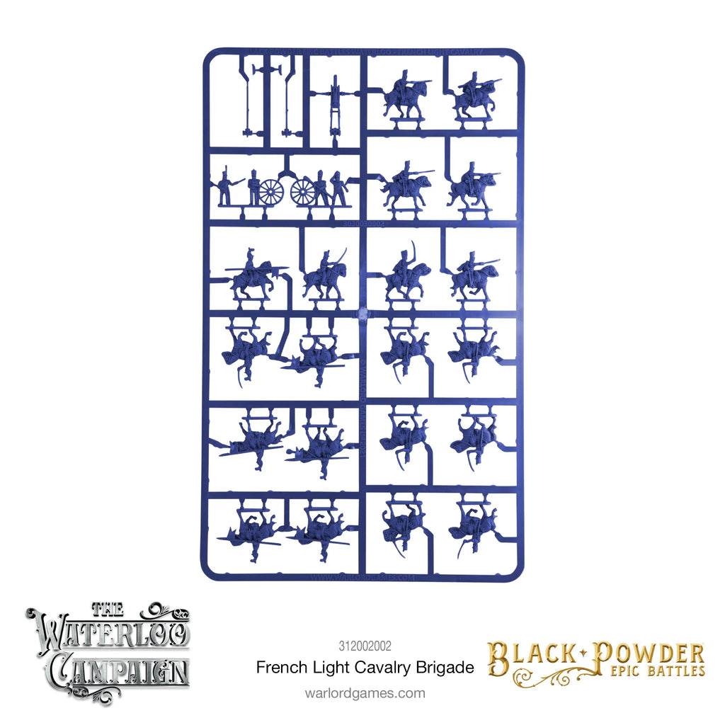 Black Powder Epic Battles: Waterloo - French Light Cavalry Sprue