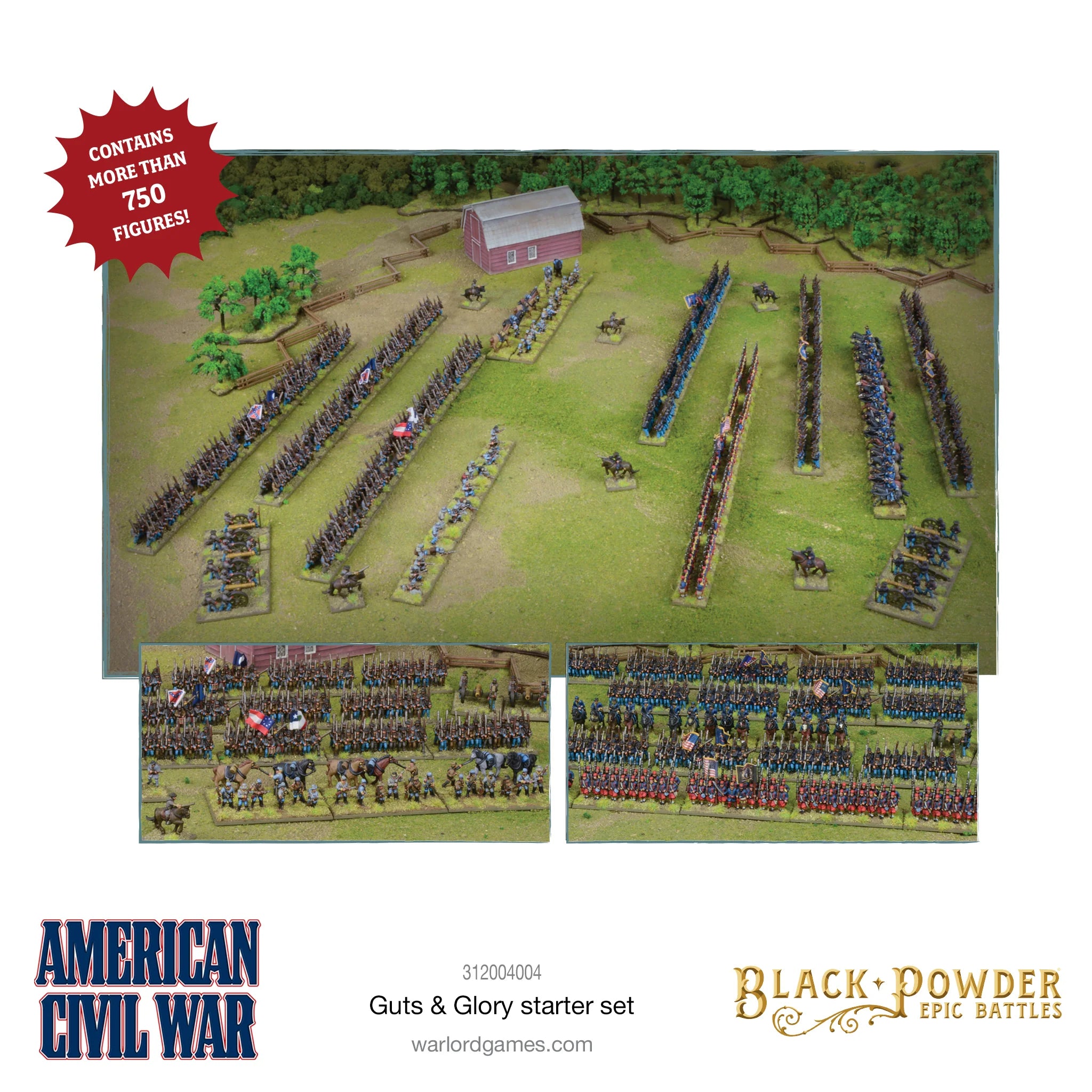 Black Powder Epic Battles: American Civil War – Guts & Glory Starter Set