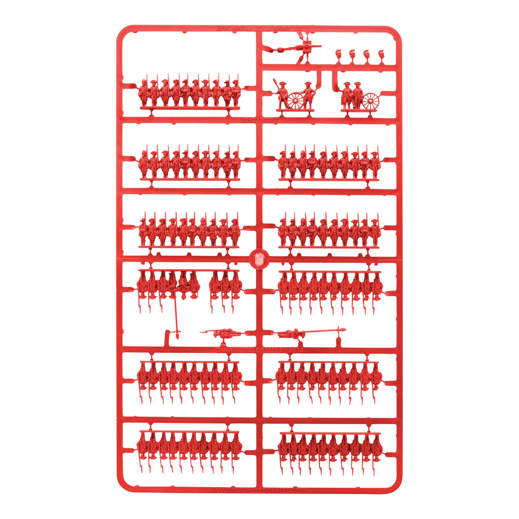 Black Powder Epic Battles: Revolution! - British Army Brigade Sprue
