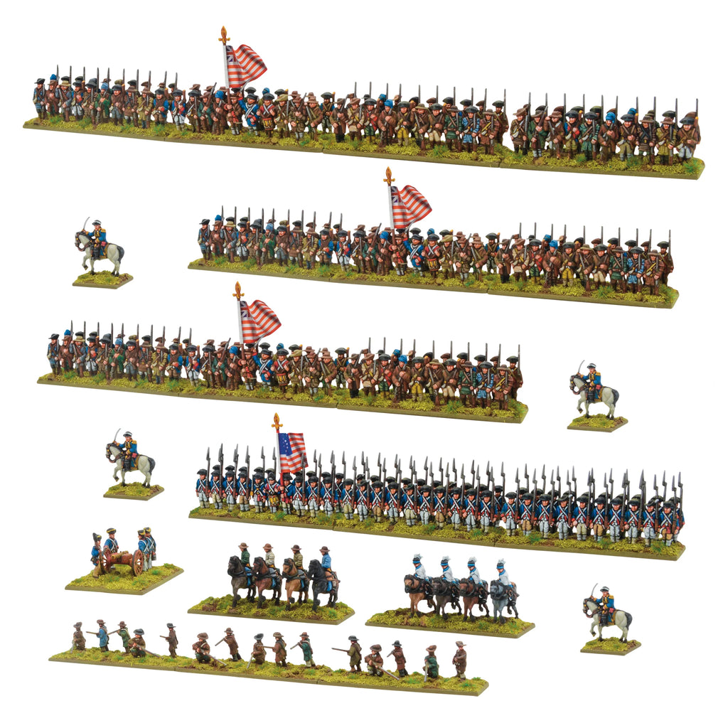 Black Powder Epic Battles: Revolution! - Continental Army Brigade Sprue