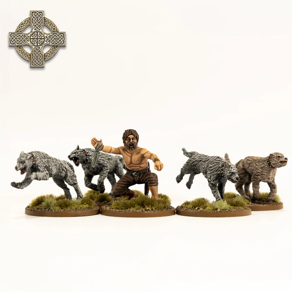 Victrix Irish Warriors Command Sprue | x9 28mm Miniatures