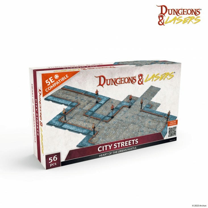 Dungeons & Lasers City Streets Terrain Set