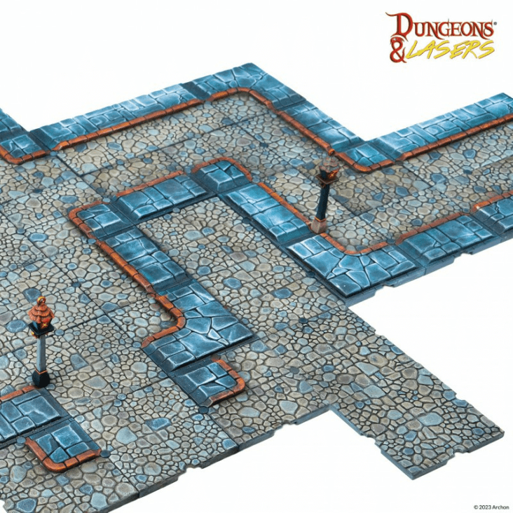 Dungeons & Lasers City Streets Terrain Set