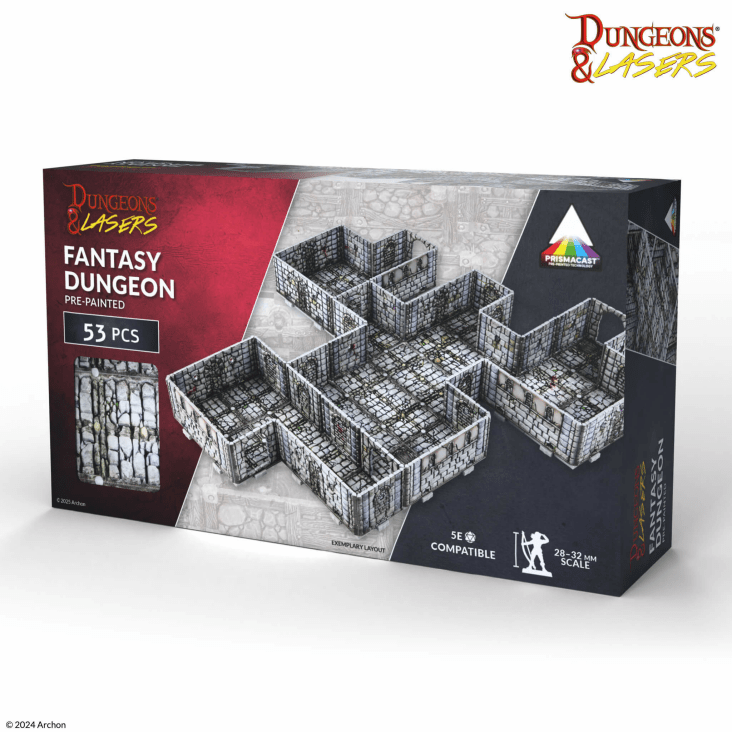 Dungeons & Lasers Fantasy Dungeon Prepainted Terrain